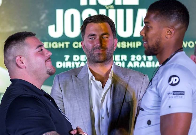 Руис и Джошуа впервые встретились после своего боя