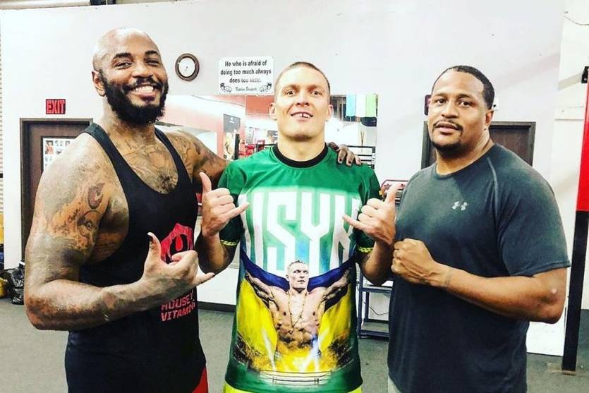 Александр Усик, Малик Скотт и Райделл Букер / facebook.com/Alexanderusyk/