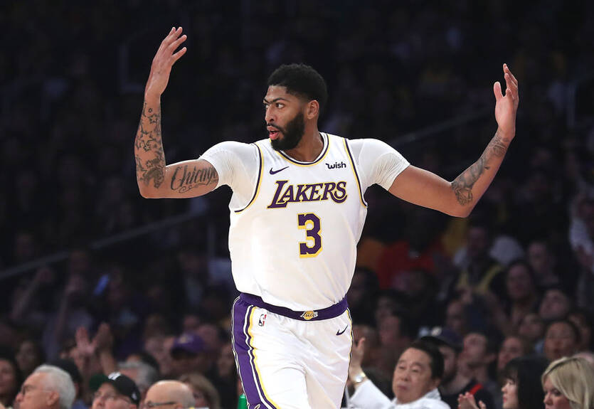 Дэвис установил рекорд в четвертом матче за Лейкерс Дэвис установил рекорд в четвертом матче за Лейкерс