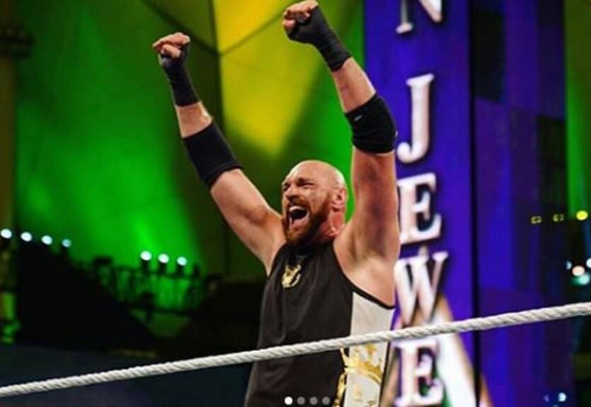 Тайсон Фьюри дебютировал в рестлинге с победы