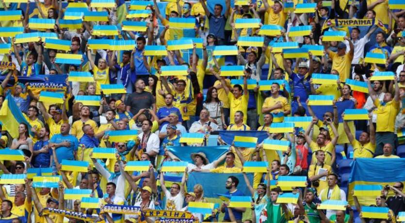 Фанаты сборной Украины / getty images