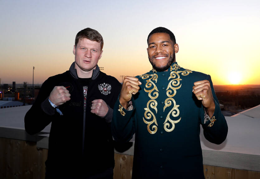 Поветкин оказался тяжелее Хантера перед боем