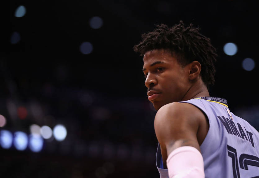 Разрывной данк Моранта - лучший момент дня в НБА