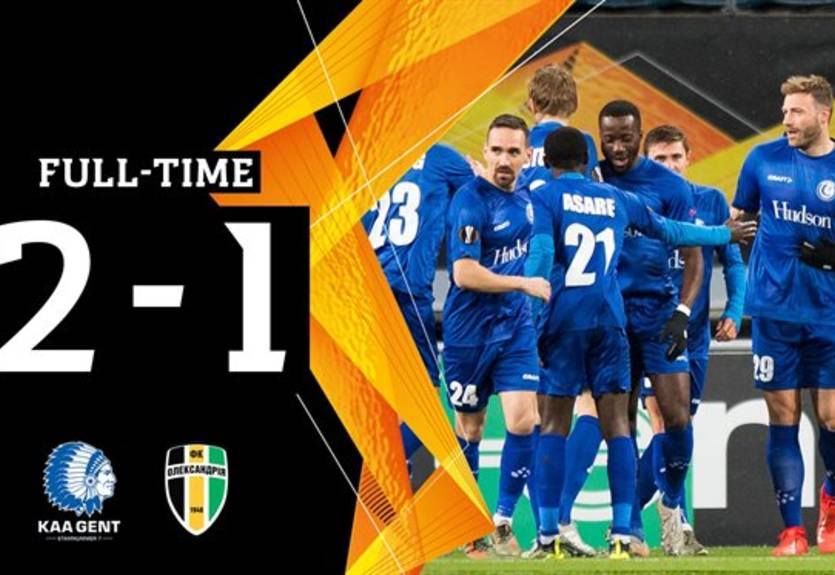 Гент — Александрия 2:1 Видео голов и обзор матча Гент — Александрия 2:1 Видео голов и обзор матча