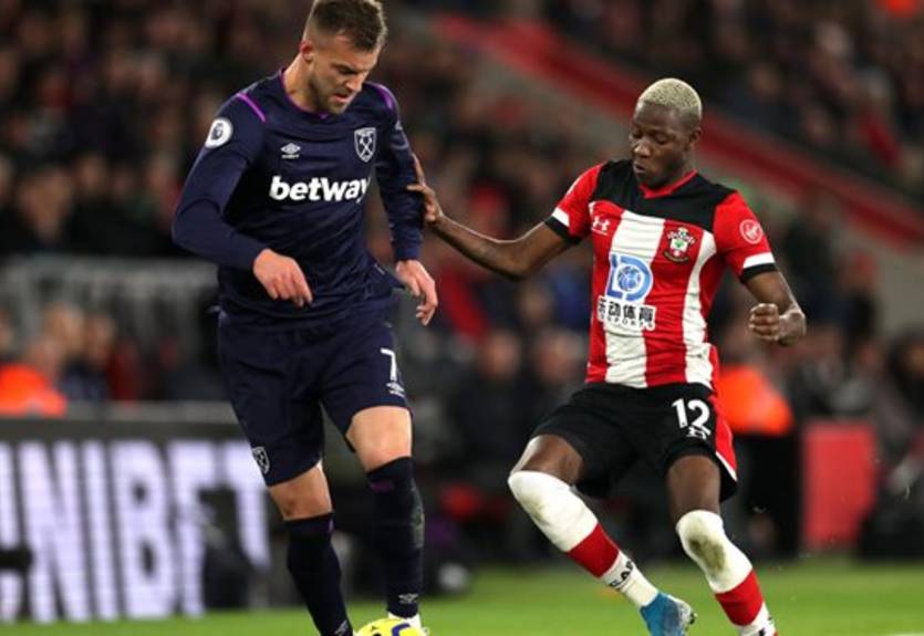 Вест Хэм с Ярмоленко обыграл Саутгемптон