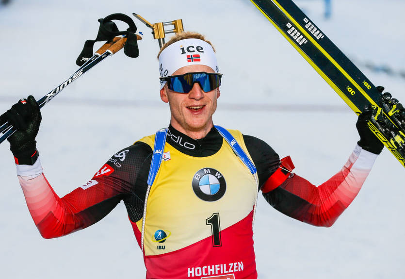 Хохфильцен: Норвегия выиграла мужскую эстафету, Украина финишировала 11-й