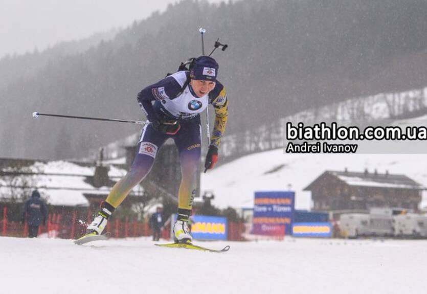 Биатлон: Пидгрушная стала лучшей из украинок в масс-старте