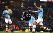 Манчестер Сити - Эвертон 2:1 видео голов и обзор матча