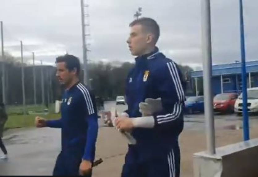 Лунин провел первую тренировку в Овьедо