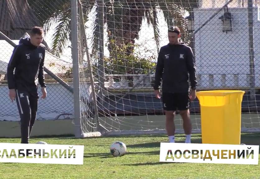 Слабенький vs опытный: игроки Колоса поиграли в футгольф Слабенький vs опытный: игроки Колоса поиграли в футгольф