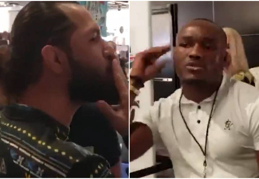 Усман и Масвидаль едва не подрались на встрече с журналистами