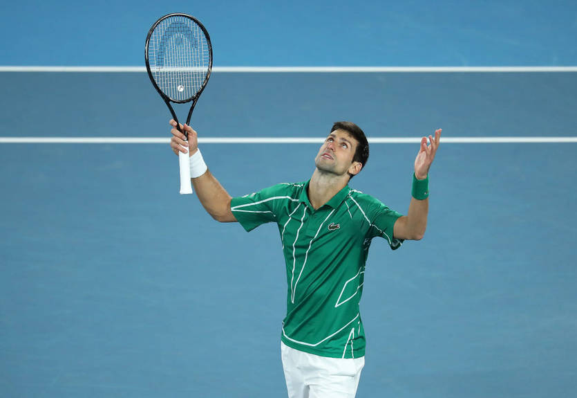 Джокович впервые в карьере выиграл финальный матч, проигрывая 1:2 по сетам