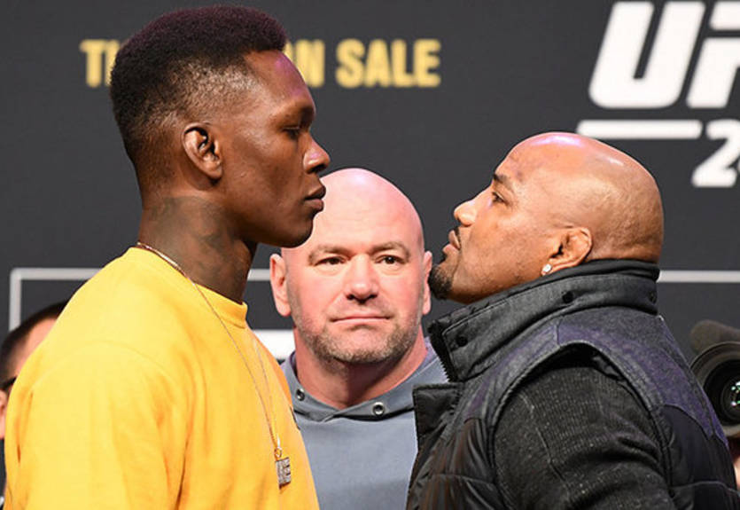 Адесанья и Ромеро устроили танцевальный батл на дуэли взглядов Адесанья и Ромеро устроили танцевальный батл на дуэли взглядов