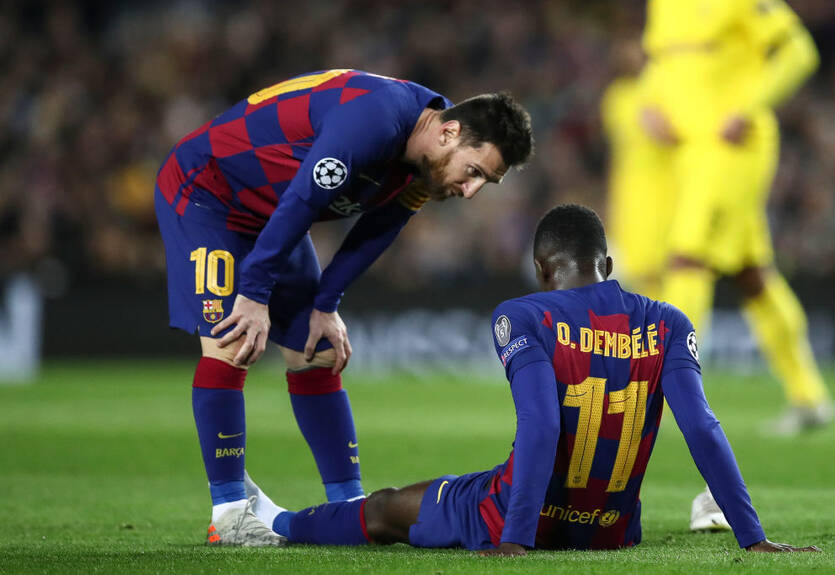 Усман Дембеле пропустит шесть месяцев и не сыграет на Евро-2020