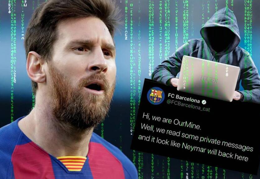 Хакеры взломали соцсети Барселоны и сообщили о грядущем трансфере Неймара