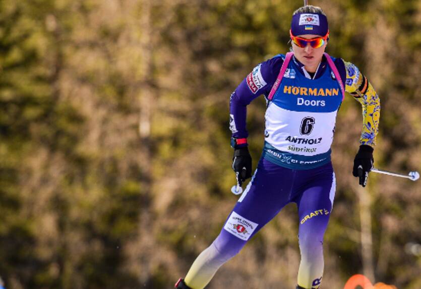 Пять из шести украинок прошли в финал суперпринта на ЧЕ по биатлону