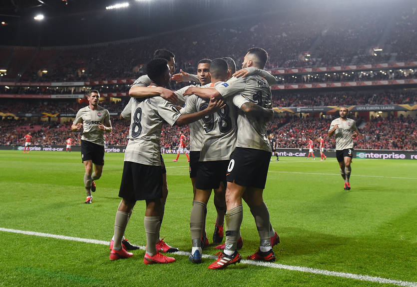 Шахтер в фантастическом матче прошел Бенфику в Лиге Европы