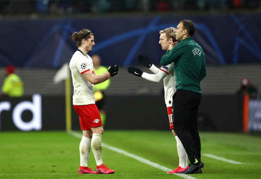 Полузащитнику Лейпцига не хватило 10 секунд, чтобы побить рекорд Коноплянки в Лиге чемпионов