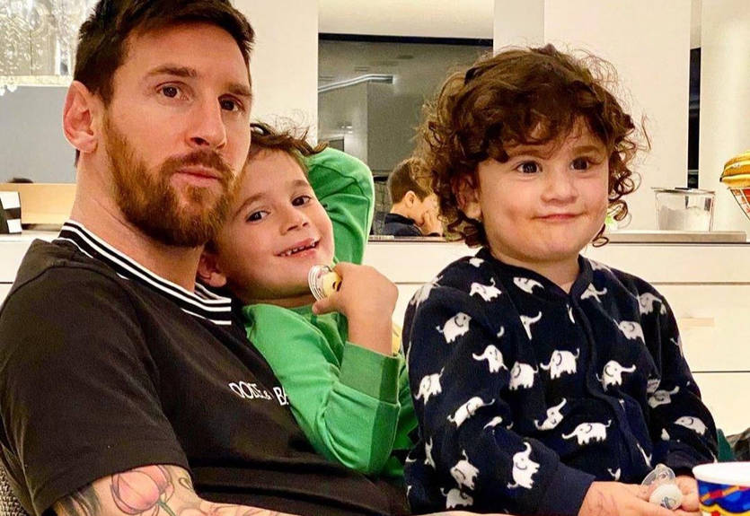 Месси на карантине приобщил детей к спорту