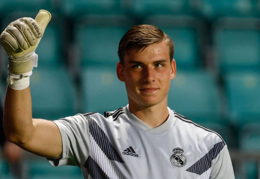 Лунин принял участие в челлендже Роналду, бросив вызов Бойко и Куртуа