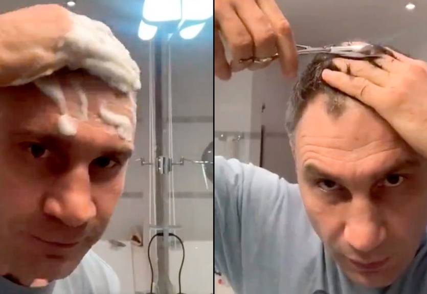 Виталий Кличко сам себя подстриг во время карантина