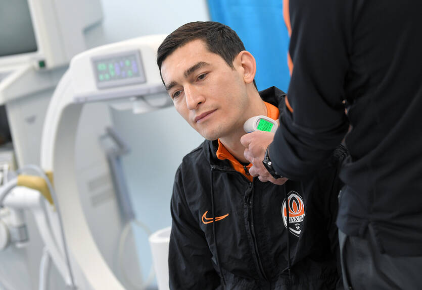 Футболисты Шахтера сдали тест на коронавирус