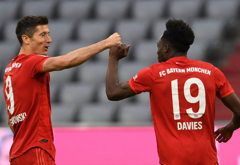 Бавария отправила пять мячей в ворота Фортуны