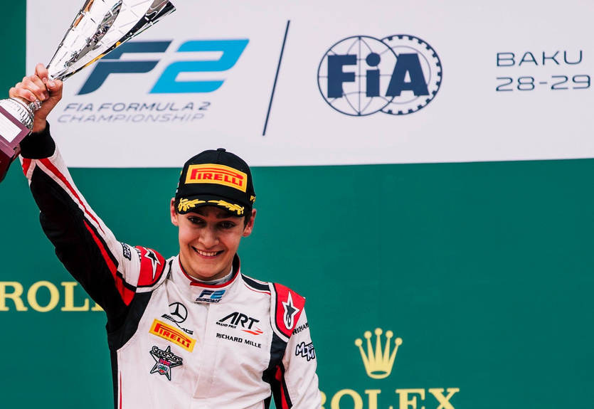 Расселл выиграл виртуальное Гран-при Азербайджана и вышел в лидеры чемпионата