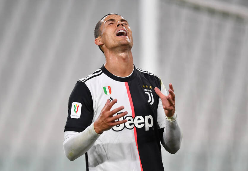 Роналду впервые в клубной карьере проиграл два финала подряд