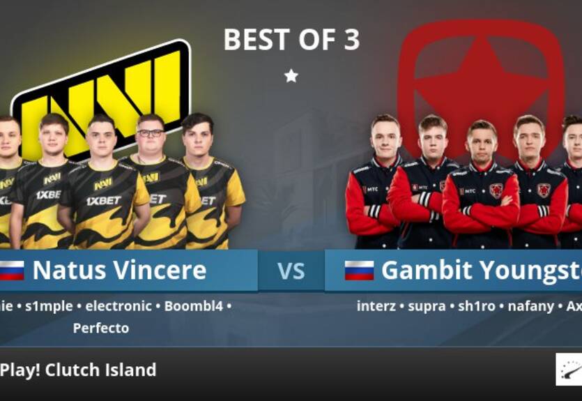 NaVi - Gambit Youngsters: прогноз на матч WePlay! Clutch Island