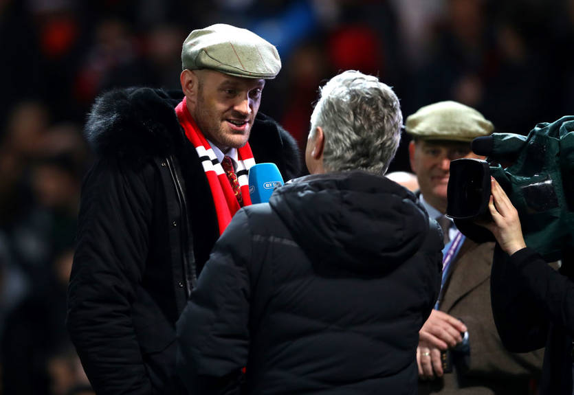 Вперед парни: Тайсон Фьюри дал напутственное слово игрокам МЮ перед матчем Лиги Европы