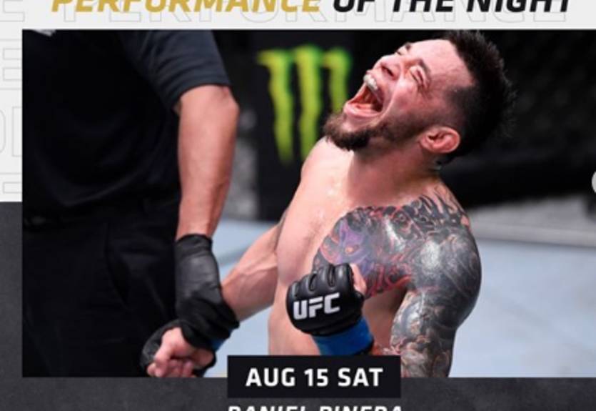 Пинеда и Яндироба получили бонусы за лучшее выступление на UFC 252