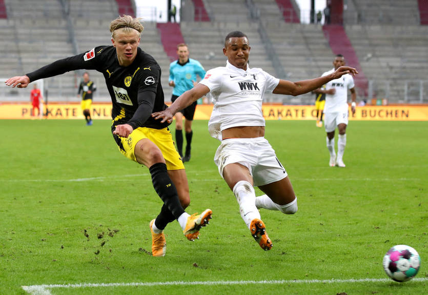 Бундеслига: Боруссия Д уступила Аугсбургу, Байер и Лейпциг сыграли вничью