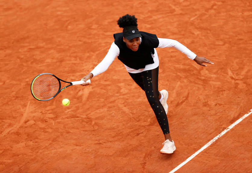 Винус Уильямс вылетела в первом круге Roland Garros