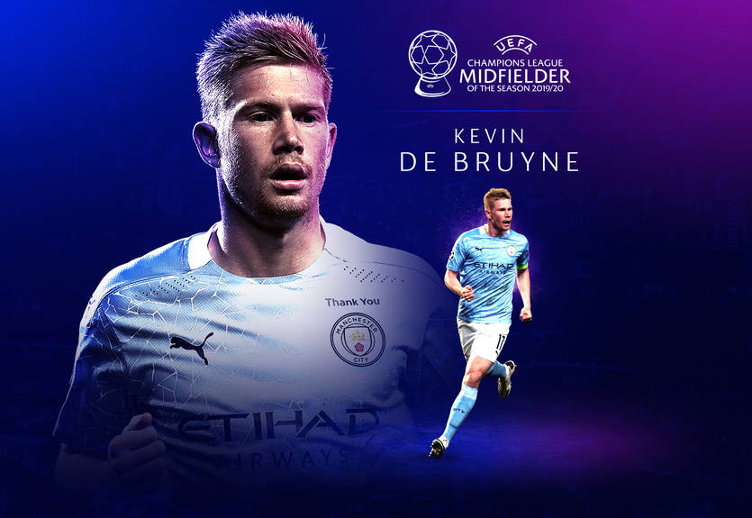 Де Брюйне - лучший полузащитник Лиги чемпионов-2019/20 Де Брюйне - лучший полузащитник Лиги чемпионов-2019/20