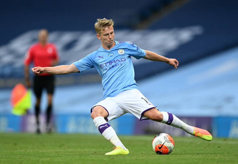 Зинченко попал в запас Ман Сити на матч ЛЧ с Порту