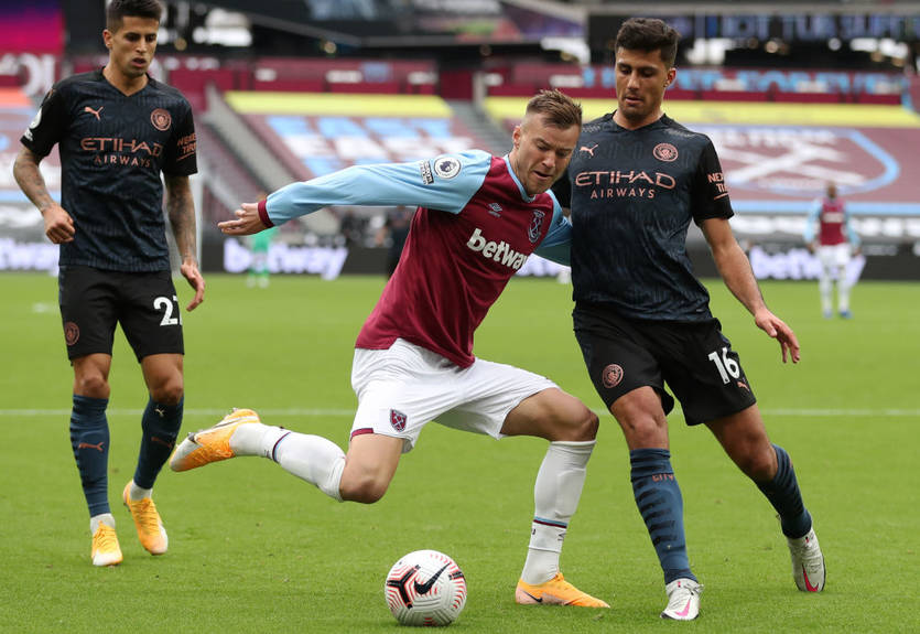 Вест Хэм - Манчестер Сити 1:1 видео голов и обзор матча чемпионата Англии