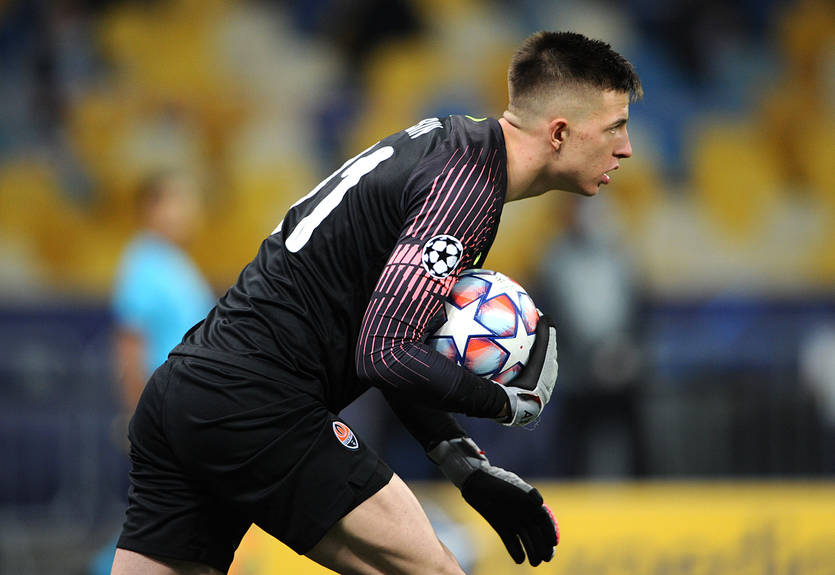 Трубин - лучший игрок матча Шахтер – Интер по версии Whoscored