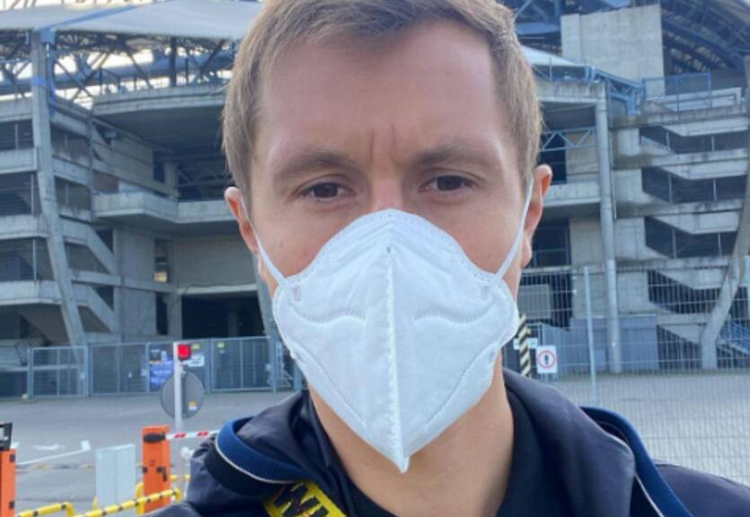Украинский защитник повторил образ Лунина на Хэллоуин