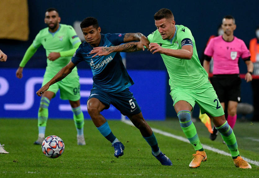 Зенит в концовке встречи упустил победу над Лацио