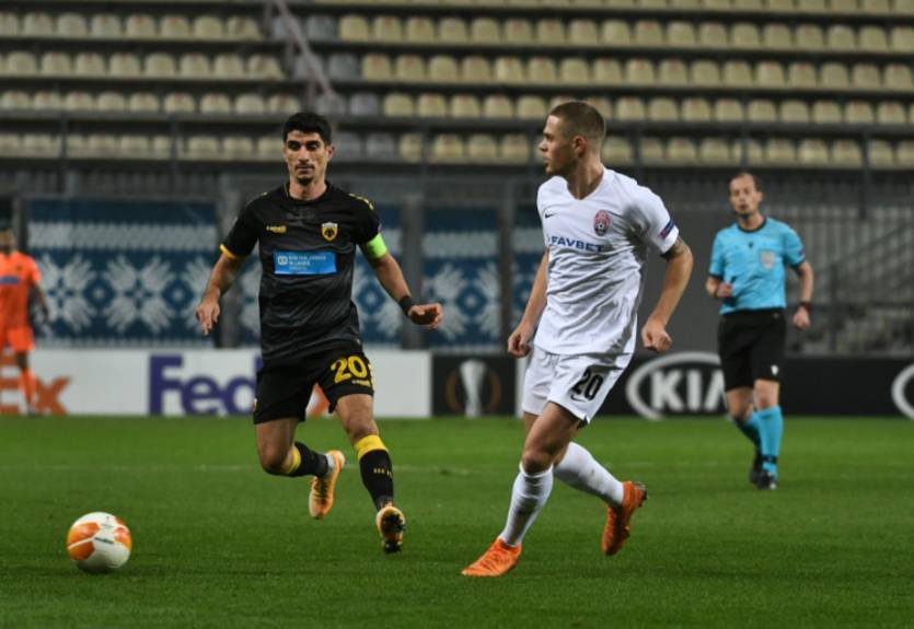 Заря - АЕК 1:4 видео голов и обзор матча