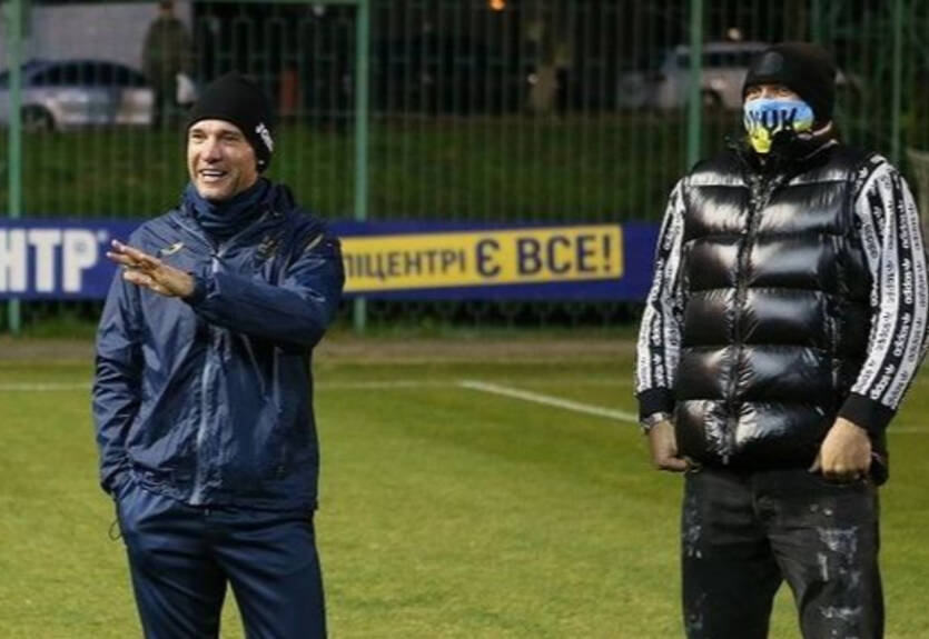 Усик "засветился" на базе сборной Украины