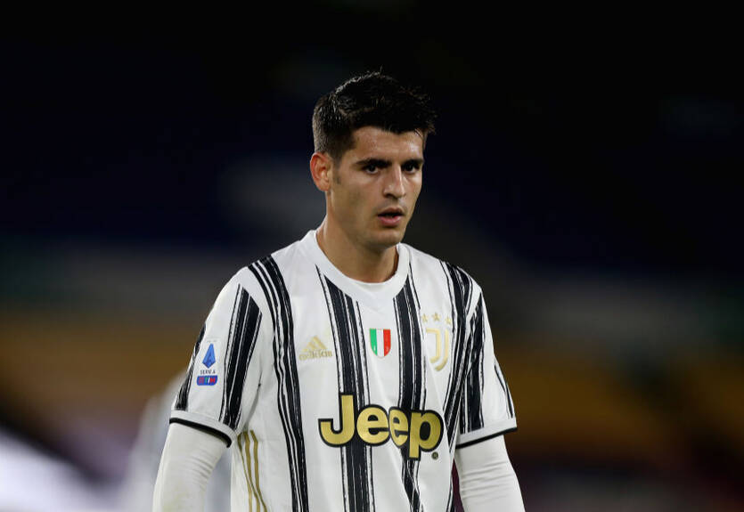 Мората 13 раз забивал из офсайда в 2020 году