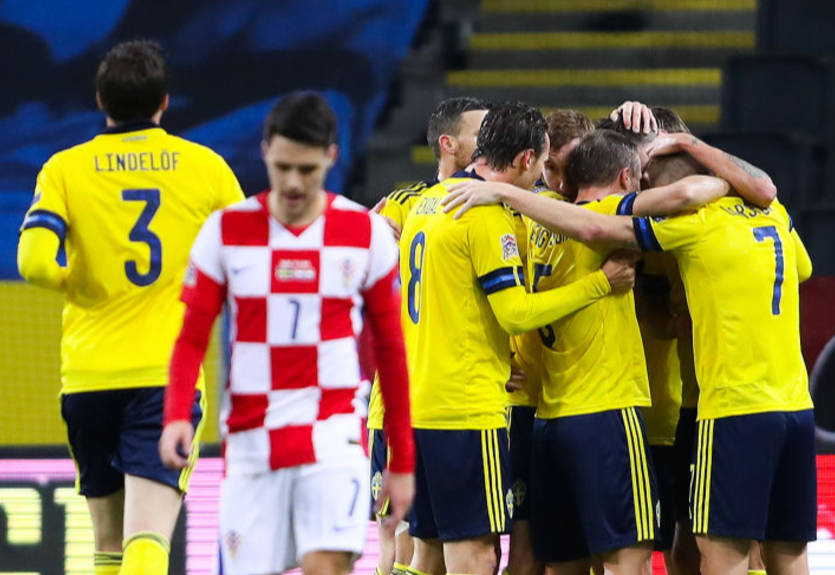 Швеция одержала первую победу в Лиге наций, обыграв Хорватию
