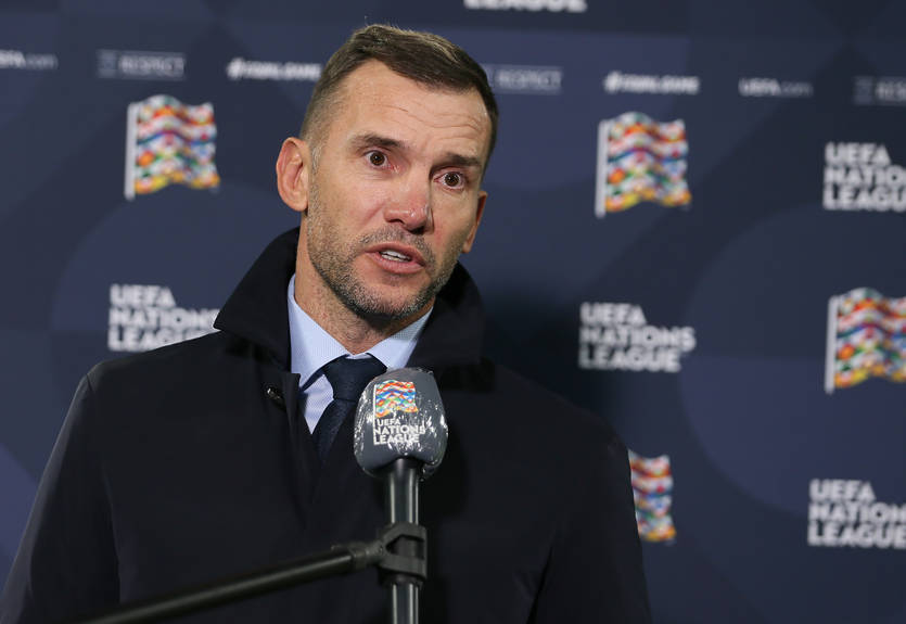 Сборная Украины провела 40-й матч под руководством Шевченко