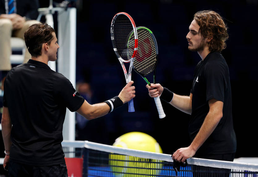 Циципас проиграл Тиму на старте Итогового турнира ATP