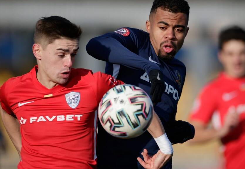 Минай - Днепр-1 3:2 видео голов и обзор матча чемпионата Украины