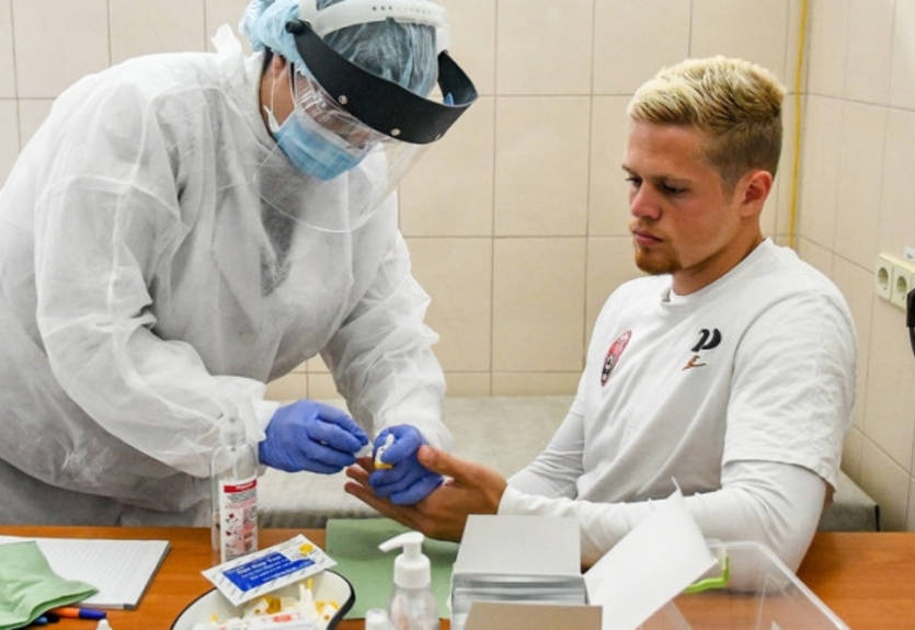 Заря объявила о результатах тестирования на коронавирус перед матчем с АЕКом