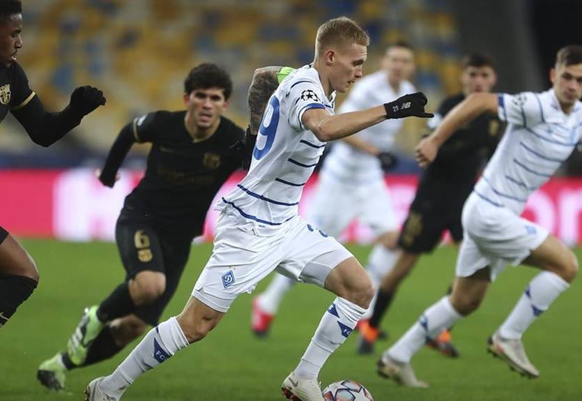 Динамо разгромно проиграло Барселоне в Киеве