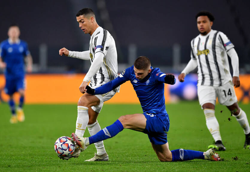 Динамо потерпело разгромное поражение от Ювентуса